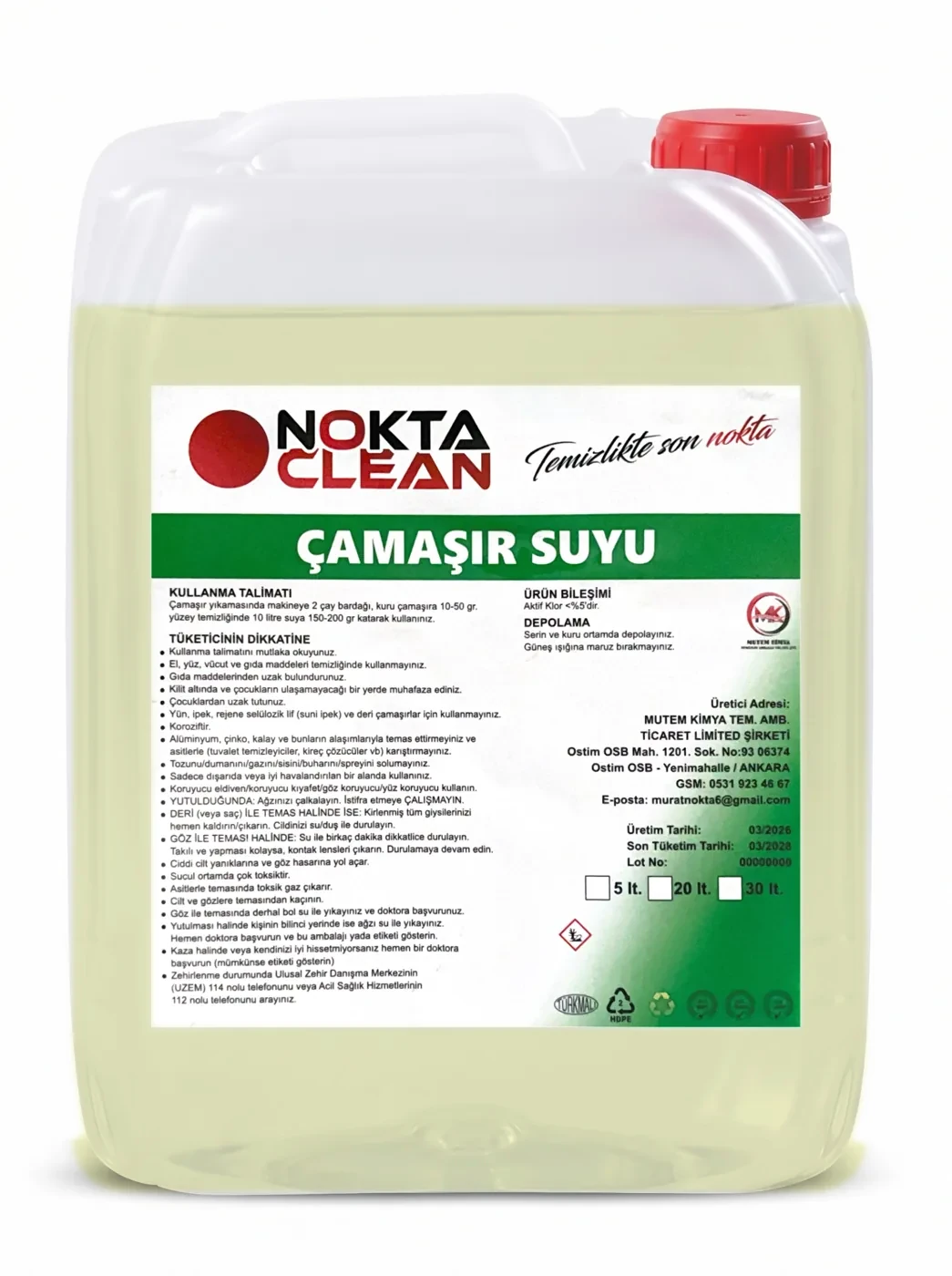 Çamaşır Suyu